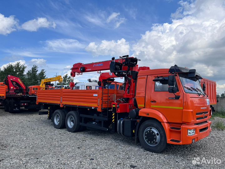 КАМАЗ 65115-3094-48 с КМУ, 2024