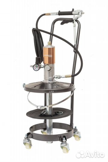 Установка для раздачи густой смазки из бочек