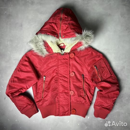 Аляска Calvin Klein Puffer Jacket Bomber Japan y2k