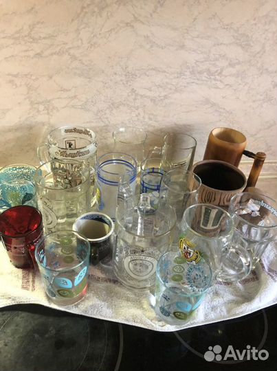 Пивные кружки и бокалы