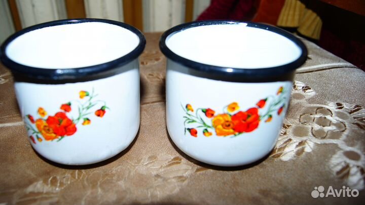 Кружки детские СССР эмалированные объём 100гр