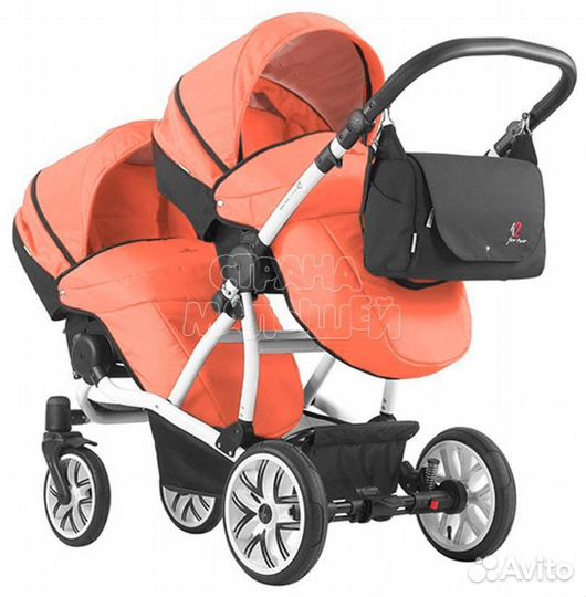 Коляска для двойни или погодок Bebetto 42 sport