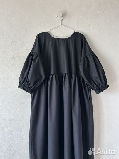 Платье свободного кроя из 100% хлопка премиум