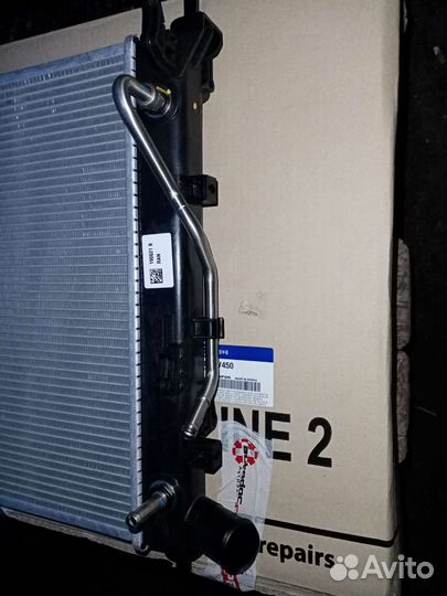 Радиатор охлаждения двигателя Kia Rio-3, Solaris