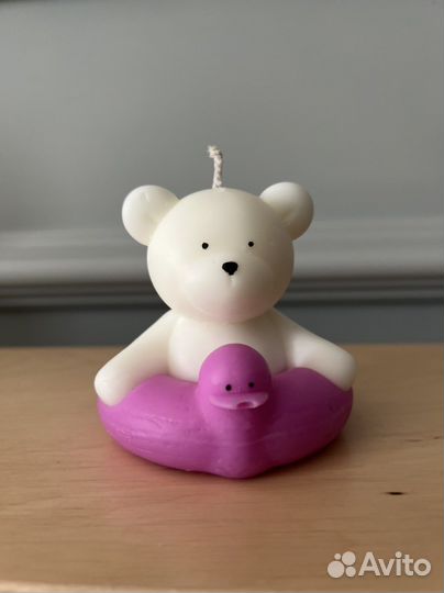 Арома Свеча мишка в круге