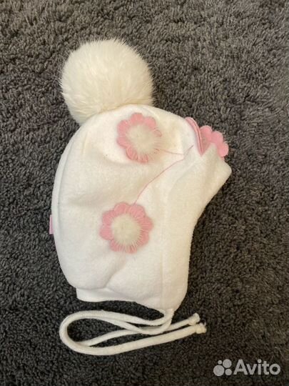 Зимняя шапка на 3-12 месяцев