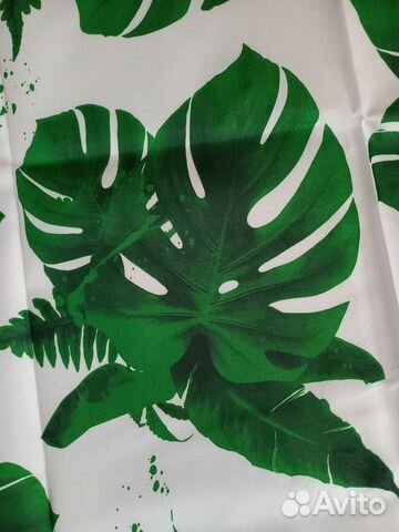 Новая шторка для ванной Тропики