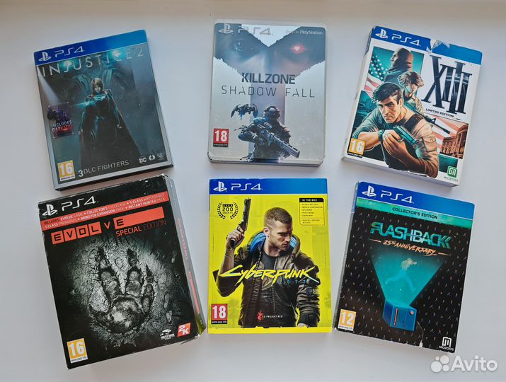 Steelbook издания Ps4/PS5 диски. Play station 4