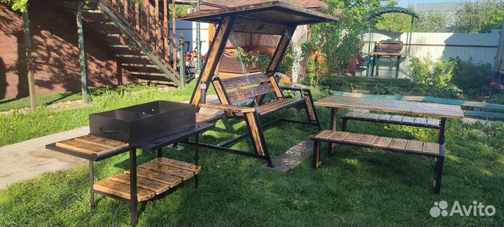 Садовая мебель Лофт массив сосны. Просто надежно