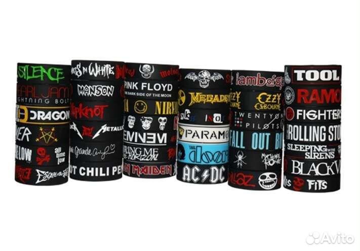 Напульсники силиконовые, с группами