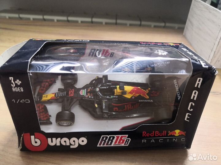 Модели Red Bull RB16 RB16B formula 1 43 Bburago