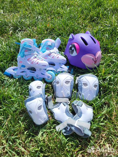 Роликовые коньки детские раздвижные 28-31