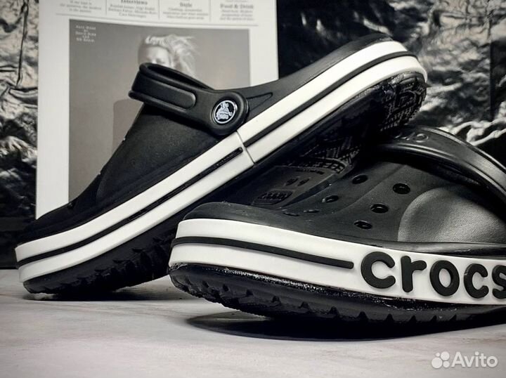 Crocs сабо черные 41-45