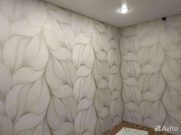 Шпаклевка, обои, покраска