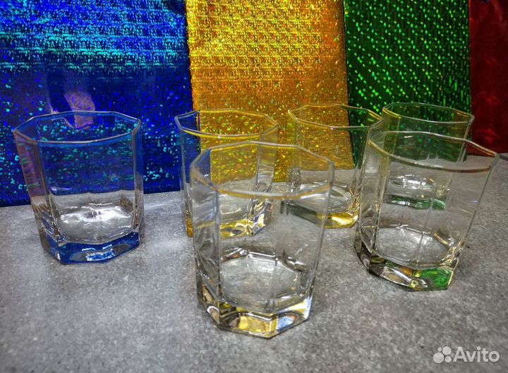 Новый набор стаканов для коктейлей