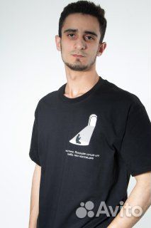 Футболка оверсайз черная