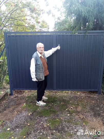 Заборы монтаж / Заборы из профлиста