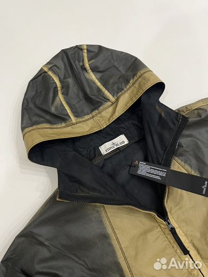 Куртка Stone Island Hand Sprayed Mussola Gommato