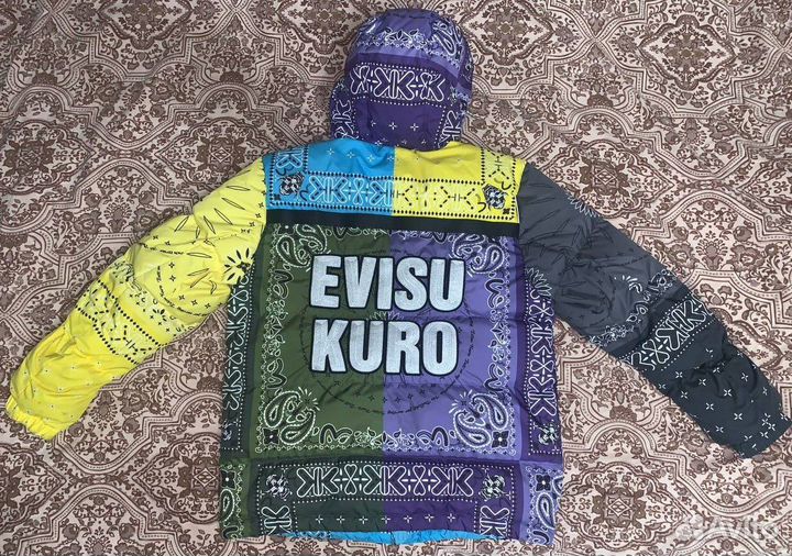 Пуховик Evisu Bandana Оригинал