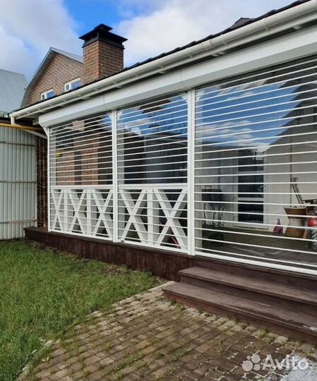 Прозрачные рольставни на террасу