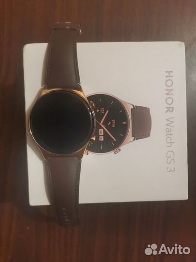 Смарт часы honor watch gs 3 в золотом