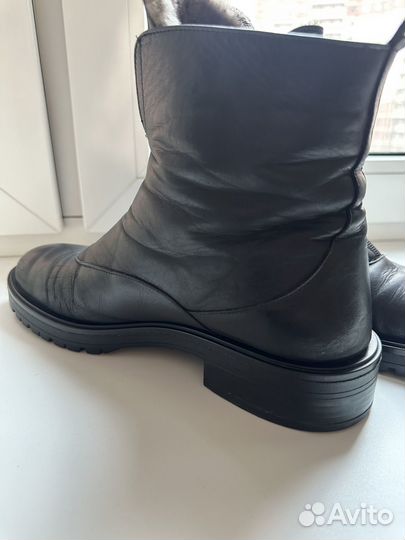 Ботинки зимние из натуральной кожи