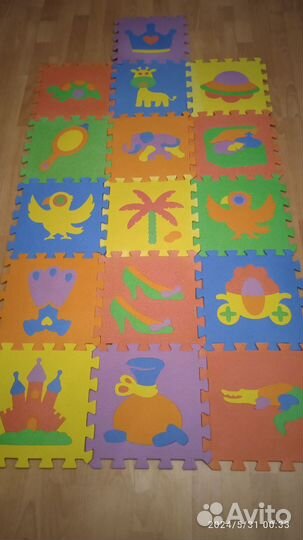 Детский коврик пазл