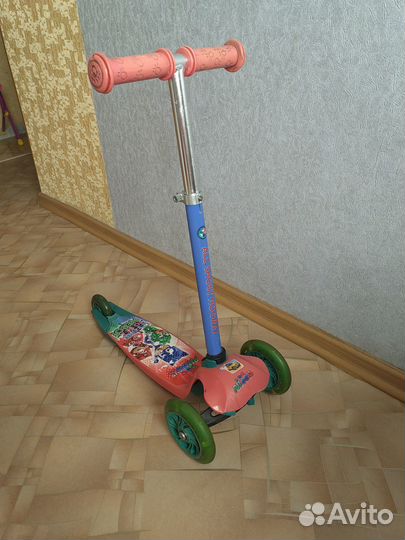 Самокат детский трехколесный бу