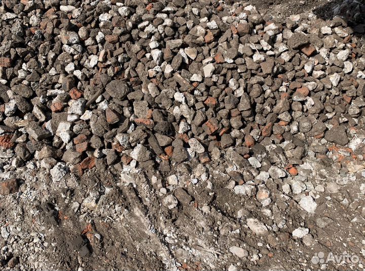 Вторичный щебень для подсыпки дороги в Волеги