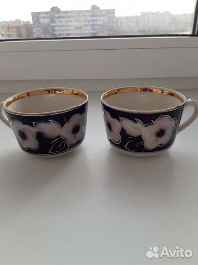 Чашки СССР Городницкий фарфоровый завод