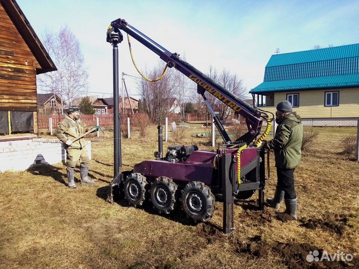 Винтовые сваи под ключ