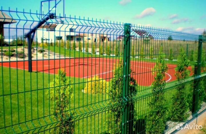 Забор металлический для дома быстро