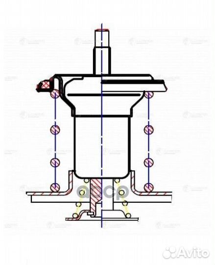 Термостат для а/м Лада 2110-15, 2170, 1117-19 К