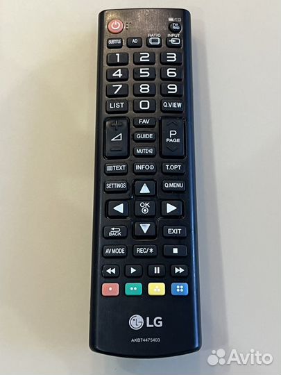 Пульт для телевизора LG модель пульта AKB74475403