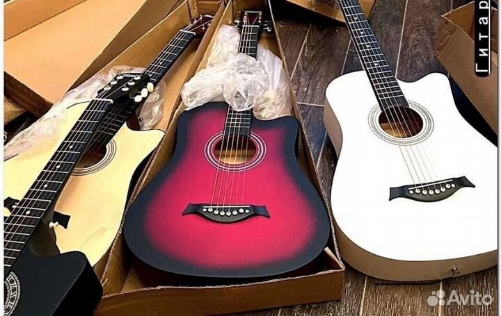 Акустическая гитара новая
