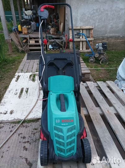 Газонокосилка электрическая bosch Rotak 32