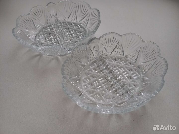 Хрустальные менажницы