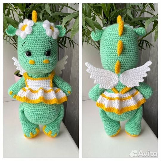 Вязаные игрушки дракон