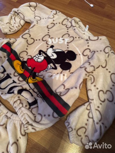 Пижама женская теплая 44 размер