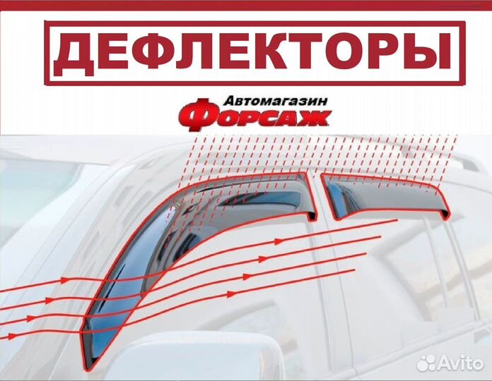 Дефлекторы окон на toyota camry 2001-2006 г