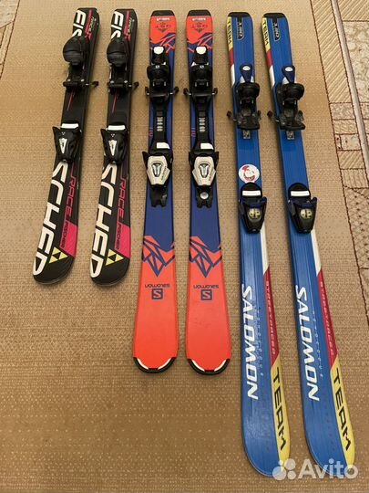 Горные лыжи Salomon 130, 110, Fischer 90