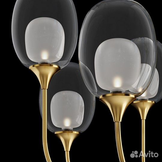 Люстра на штанге Maytoni Aura MOD016PL-08BS