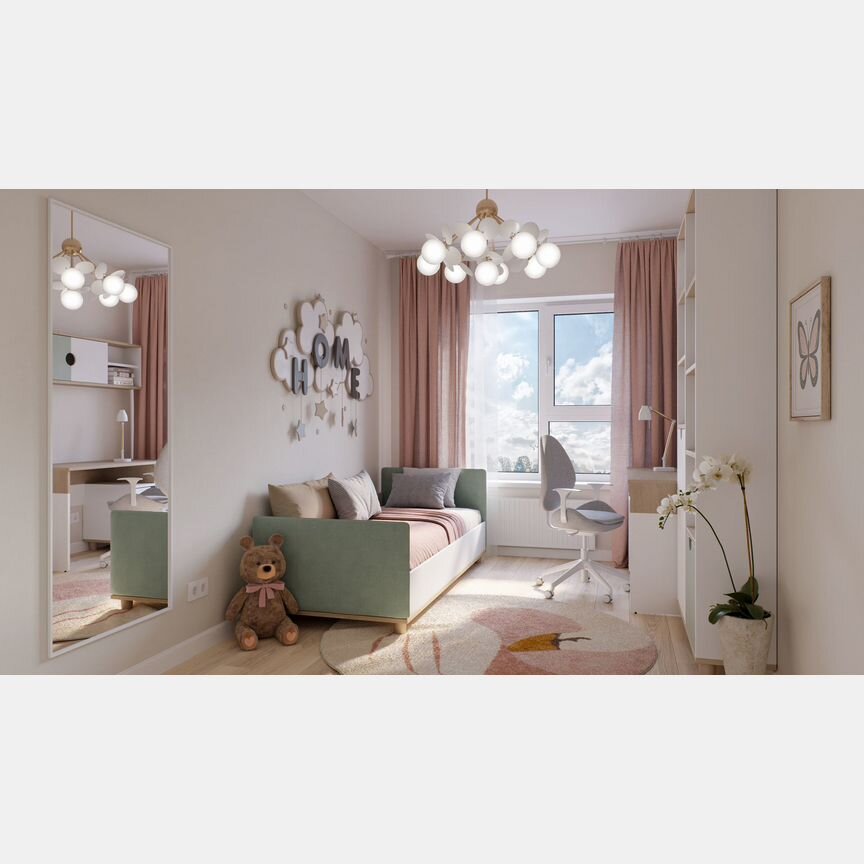 Квартира-студия, 22,8 м², 9/9 эт.