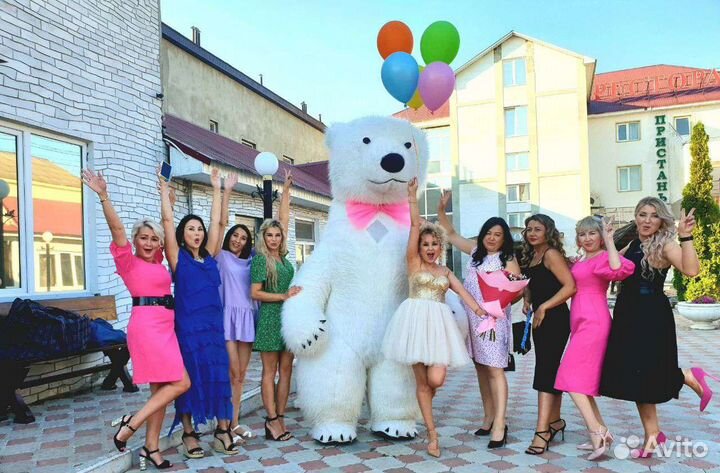 Большой Белый Мишка Умка и Бурый Мишка Барни