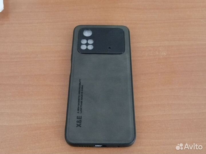 Чехол с натуральной кожи Xiaomi Poco M4 Pro