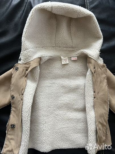 Дубленка zara детская