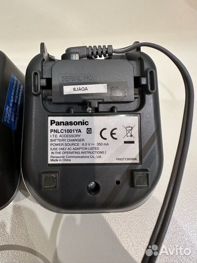 Panasonic станция база радио телефон трубка