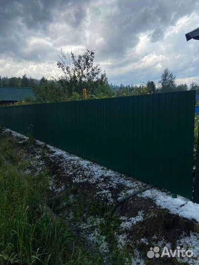 Забор из профнастила