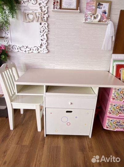 Кровать для принцессы 190/120, стол и стул