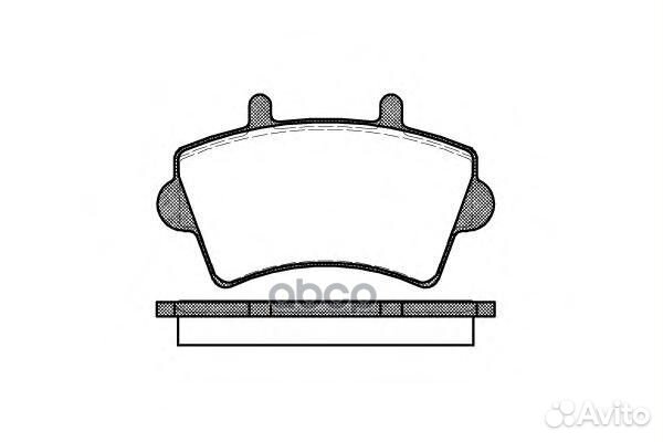 Колодки тормозные 081900 Remsa
